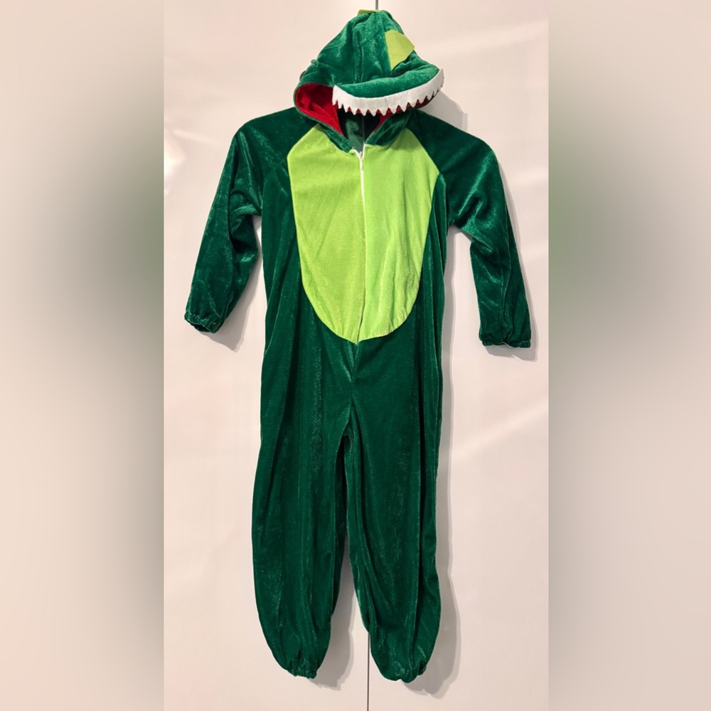 Green Dinosaur Costume Onesie